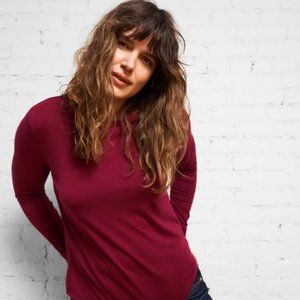 Long Sleeve Tee Rex - S - Merlot